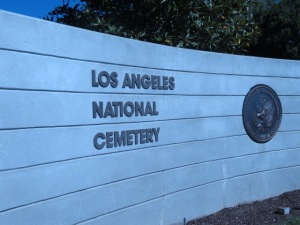 The Los Angeles National Cemetery in Westwood only has a handful of spaces left. 